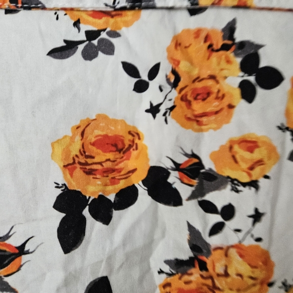 SACRED HAWK casual Floral Dress classic above the knee size Small - Picture 4 of 6